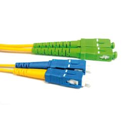 PATCHKABEL OPTISCH SC/APC8-SC/PC 1M SINGLEMODE 9/125UM OS1 DUPLEX