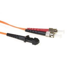 PATCHKABEL OPTISCH MTRJ-ST 2M MULTIMODE 50/125UM OM2 DUPLEX