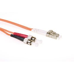 PATCHKABEL OPTISCH LC-ST 1M MULTIMODE 50/125UM OM2 DUPLEX