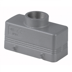 BEHUIZING VOOR 16P/72P CONNECTOR BOVENINVOER PG21 GRIJS