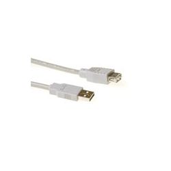 USB KABEL 2.0 USB-A MALE/USB-A FEMALE 0.5M