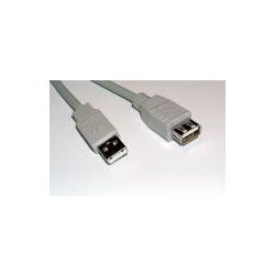 USB KABEL 2.0 USB-A MALE/USB-A FEMALE 1.8M