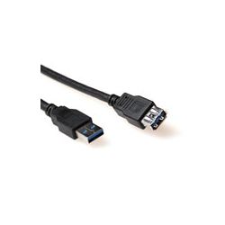 USB KABEL 3.0 USB-A MALE/USB-A FEMALE 0.5M