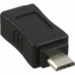 USB 2.0 VERLOOP USB MICRO-A MALE/USB MINI B5 FEMALE