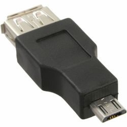 USB 2.0 VERLOOP USB A FEMALE - USB MICRO B MALE