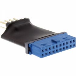 USB 3.0 VERLOOP INTERN 3.0 19P FEMALE NAAR INTERN 2.0 9P MALE