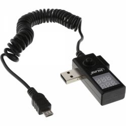 USB MINI MULTIMETER SPANNING/STROOM MICRO USB KABEL 1M