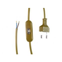 SNOERDIMMER GOUD 10-60W MINI MET 2M KABEL