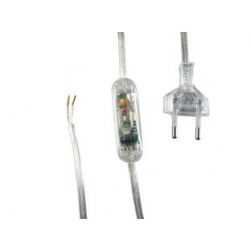 SNOERDIMMER TRANSPARANT 10-60W MINI MET 2M KABEL