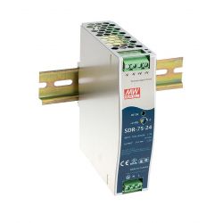 DIN-RAIL VOEDING 32MM 75W 12V/6,3A