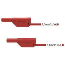 MEETSNOER PVC 100CM PVC ROOD 1MM2 MAX. 1000VAC 16A CATII