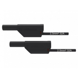 MEETSNOER PVC 200CM PVC ZWART 2.5MM2 MAX. 1000VAC 32A CATII