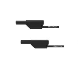 MEETSNOER PVC 150CM PVC ZWART 2.5MM2 MAX. 1000VAC 32A CATIII