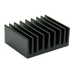 KOELPROFIEL 63X100X25MM - ZWART