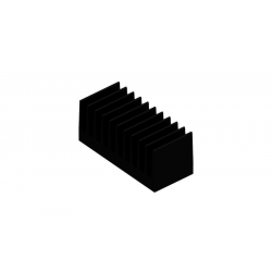 KOELPROFIEL 100X37,5X50MM - ZWART