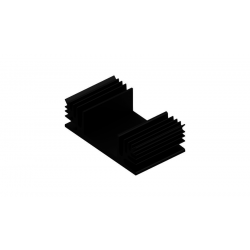 KOELPROFIEL 65X37,5X20MM - ZWART