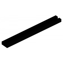 KOELPROFIEL 120X1000X50MM - ZWART