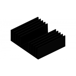 KOELPROFIEL 120X100X37MM - ZWART
