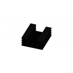 KOELPROFIEL 32X37,5X14MM - ZWART