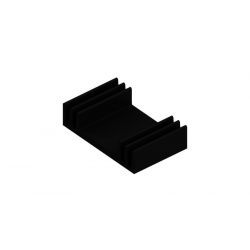 KOELPROFIEL 60X37,5X15MM - ZWART
