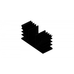 KOELPROFIEL 100X37,5X50MM - ZWART