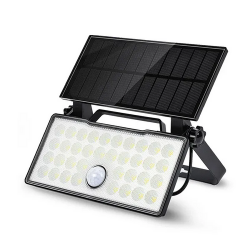 SOLAR SCHIJNWERPER 10W IP65 INCL. BATTERIJ EN SENSOR
