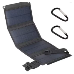 ZONNEPANEEL 5V 1,5A 4 PANELEN OPVOUWBAAR