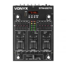 4-KANAALS MIXER MET GELUIDSEFFECTEN USB/MP3/BT