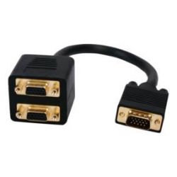 SPLITTER VGA MALE - 2 X VGA FEMALE