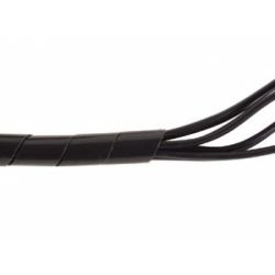 SPIRAALBAND 10MM ZWART 10M