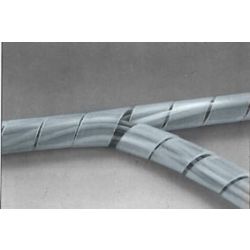 SPIRAALBAND 25MM ZWART 10M