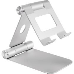 TABLETHOUDER ALUMINIUM UNIVERSEEL TOT 13'' OPVOUWBAAR