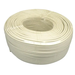 STUURKABEL 4X0.50MM2 MASSIEF BEIGE (TELEFOONKABEL)