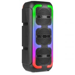 PARTY SPEAKER MET LED BT 120W 3 X 4''