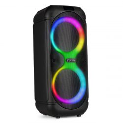 PARTY SPEAKER MET LED BT 160W 2 X 8''