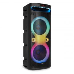 PARTY SPEAKER MET LED BT 240W 2 X 10''