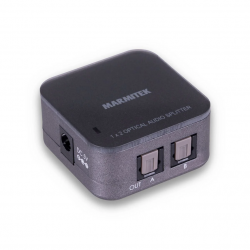 SPLIT TOSLINK SPLITTER TS21 - 2 INGANGEN / 1 UITGANG TOSLINK