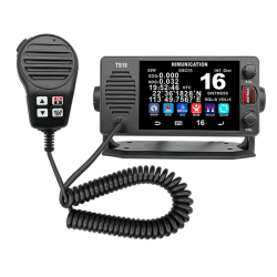 VHF MARINE RADIO MET ATIS DSC/GPS IP67 ZWART