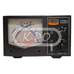 K-PO TX-101A SWR AND POWER CROSS-NEEDLE METER 1.6-60MHZ