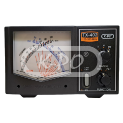 K-PO TX-402 SWR AND POWER CROSS-NEEDLE METER 125-525MHZ