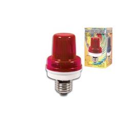 STROBOSCOOP LAMP E27 ROOD