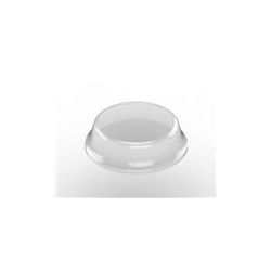 VOETJES PLAK 13X4MM ROND TRANSPARANT 10 STUKS