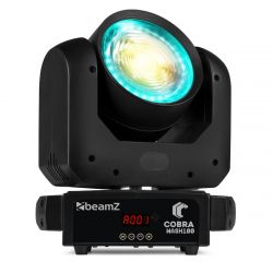COBRA WASH100 LED MOVING HEAD WITH LED RING 26XRGB LED EN 100W LED