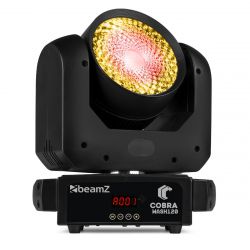 COBRA WASH120 LED MOVING HEAD WITH LED RING 26XRGB LED EN 120W LED