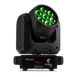 COBRA WASH720 LED MOVING HEAD WITH ZOOM 7X20WW LED