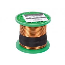 WIKKELDRAAD 1.5MM GELAKT KOPER 21M