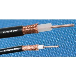 COAX ZWART 50 OHM 3.6DB BIJ 100MHZ  10.3MM