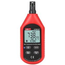 THERMO/HYGROMETER, -20 - 60C, 0% - 100%RH MET LOGGING & BLUETOOTH