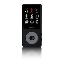 MP3/MP4-SPELER MET BLUETOOTH EN 8GB INTERN GEHEUGEN ZWART