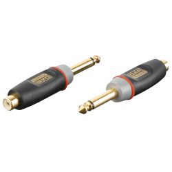 VERLOOP 6,3MM JACK MONO MALE-TULP FEMALE